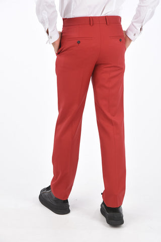 Virgin Wool Pants with Sash