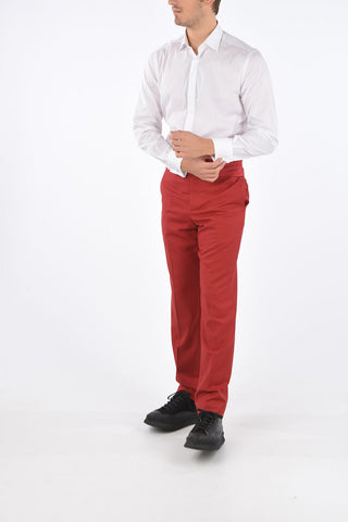 Virgin Wool Pants with Sash