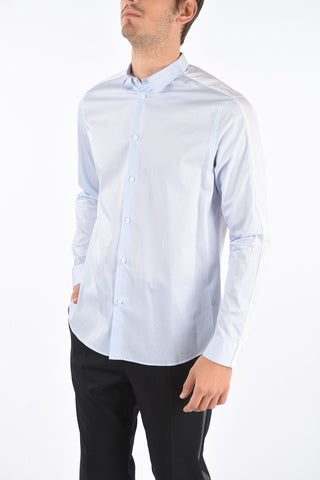 Striped Cotton NEO Classic Collar Shirt