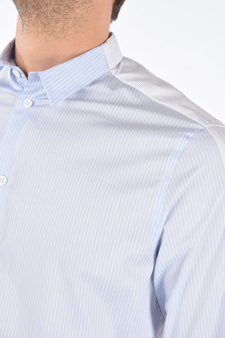 Striped Cotton NEO Classic Collar Shirt