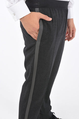 Virgin Wool 4 Pocket Elastic Waist Band Pants