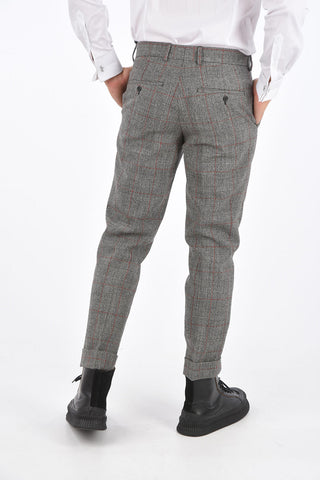 Tartan Virgin Wool 4 Pocket Pants