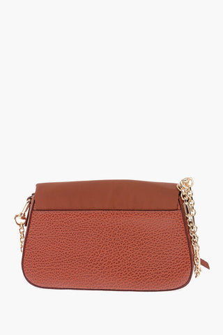 MM11 leather and fabric crossbody bag
