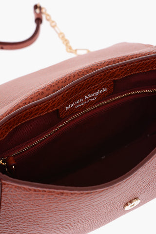 MM11 leather and fabric crossbody bag