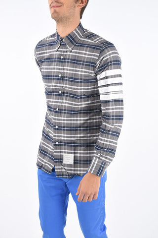 camicia a quadri button-down