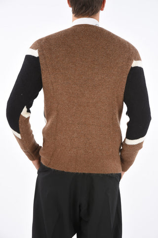 Bomber fit crew-neck sweater