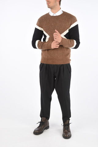 Bomber fit crew-neck sweater