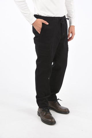 BOSS drawstring waist slim fit cargo pants