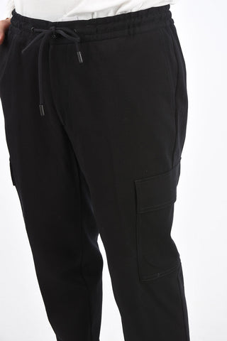 BOSS drawstring waist slim fit cargo pants