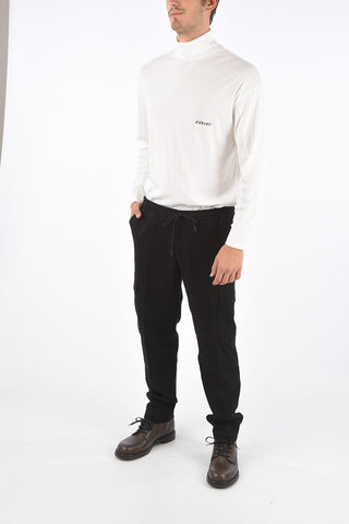 BOSS drawstring waist slim fit cargo pants