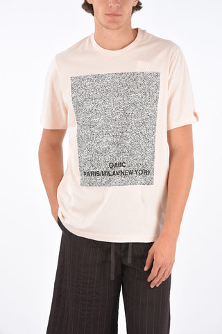 Cotton TV Crew-Neck T-Shirt