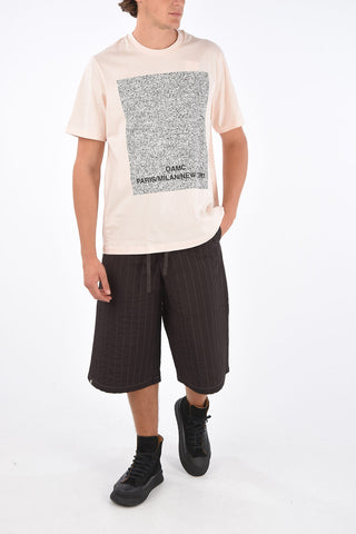 Cotton TV Crew-Neck T-Shirt