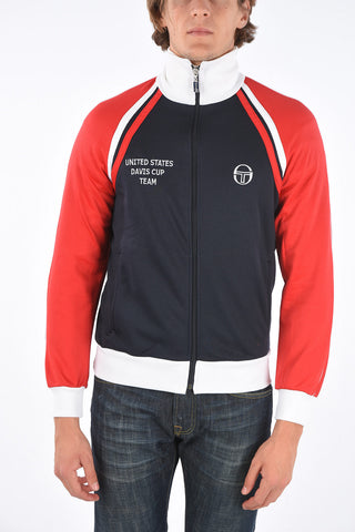 Half-zip GHIBLI DAVIS CUP mock-neck sweatshirt
