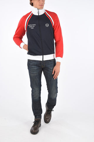 Half-zip GHIBLI DAVIS CUP mock-neck sweatshirt