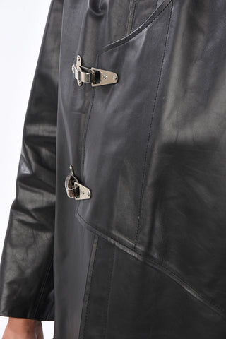 Leather Long Coat