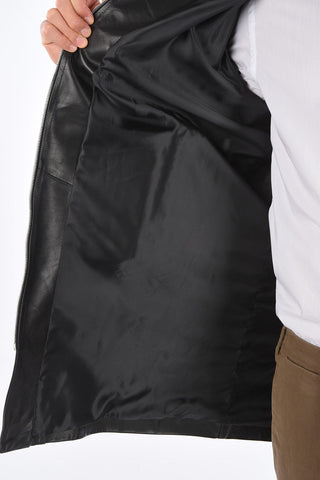 Leather Long Coat