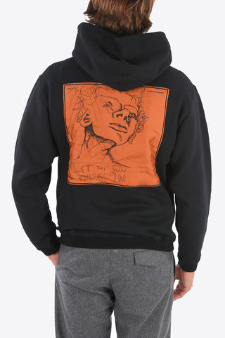 Felpa Hoodie LET THE SUNSHIN con Tasca a Toppa