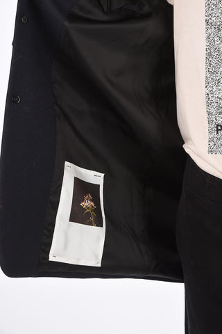 Virgin Wool Jetted Pocket LITHIUM Over-Sized Trench