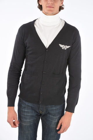 cardigan in cashmere e seta