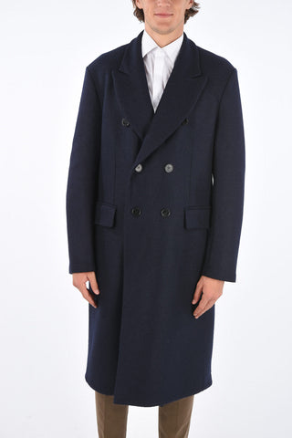 virgin wool double breasted Chesterfield coat
