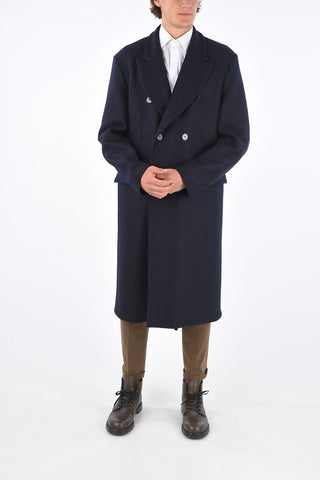 virgin wool double breasted Chesterfield coat