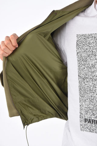 Drawstring Hem BONN Full-Zipped Mock Jacket