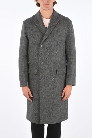 Virgin Wool GARY Double-Breasted Coat