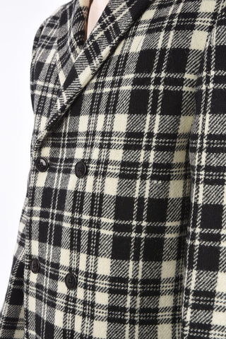 Tartan Virgin Wool GARY Double Breasted-Coat
