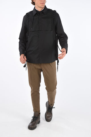 Camicia in Popeline con Lacci