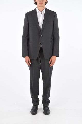ZZEGNA side vents notch lapel 2-button suit