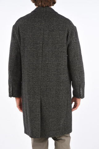 district check hidden closure chesterfield coat
