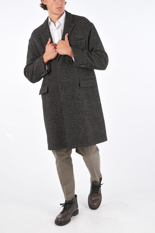 district check hidden closure chesterfield coat