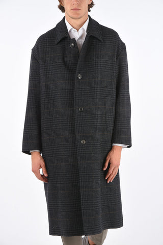 district check chesterfield coat