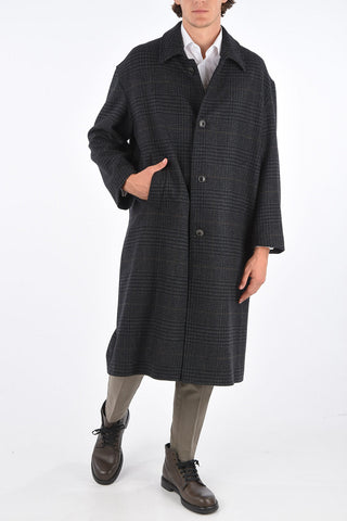 district check chesterfield coat