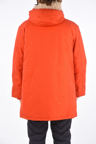 MARTINE ROSE Puffer A-SAIMAA con cappuccio removibile