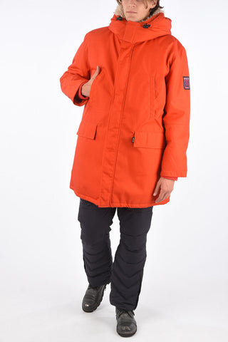 MARTINE ROSE Puffer A-SAIMAA con cappuccio removibile