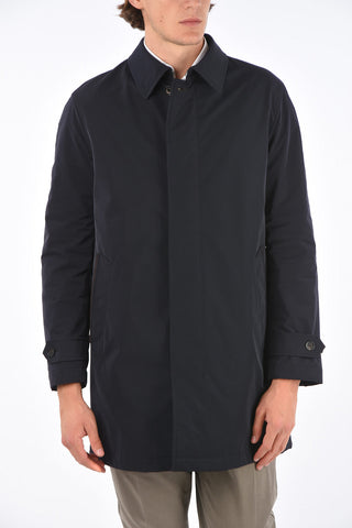 EZ TAILORING full zip balmacaan coat