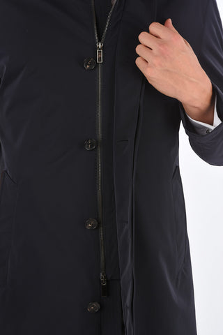EZ TAILORING full zip balmacaan coat