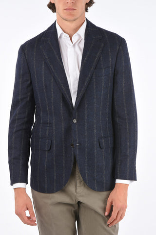 side vents notch lapel 3-button blazer