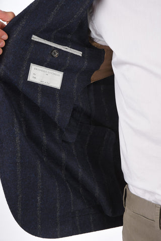 side vents notch lapel 3-button blazer