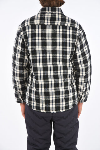 checked padded shirt