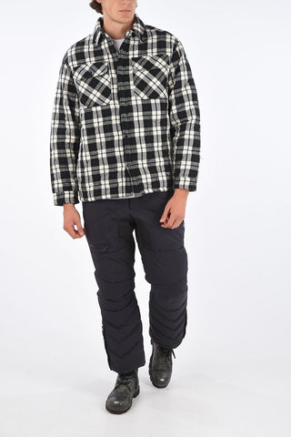 checked padded shirt