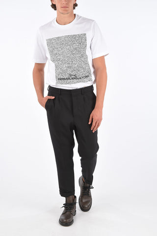 Double Pleated Regular-Fit Pants
