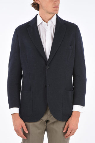 blazer in cashmere due spacchi 2 bottoni