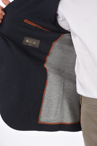 blazer in cashmere due spacchi 2 bottoni