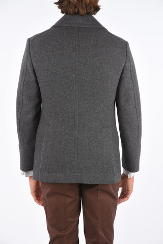 virgin wool peacoat