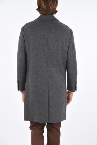 cappotto chesterfield in lana vergine