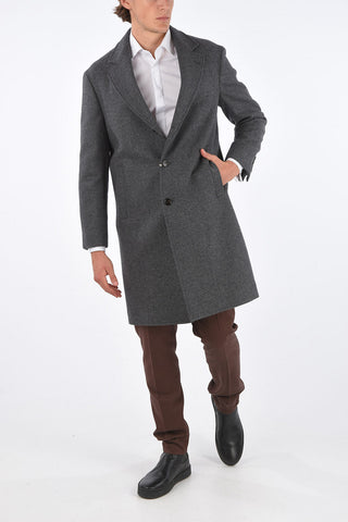 cappotto chesterfield in lana vergine