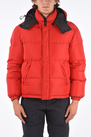 down jacket with removable hood