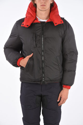 down jacket with removable hood